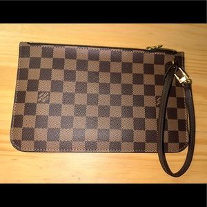 LV Never Full MM Ebene “Wristlet Pouch ONLY”